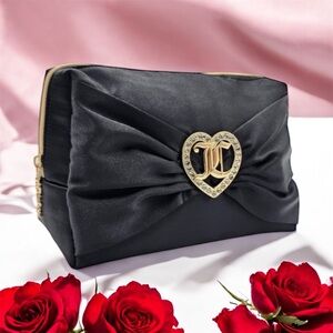 Juicy Couture Nylon Bow Cosmetic Bag